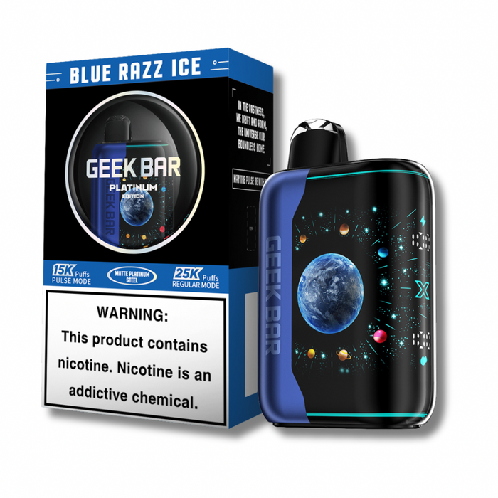 Geek Bar Pulse X Platinum Edition - Disposable Vape (5% - 25,000 Puffs) - Single - MK Distro