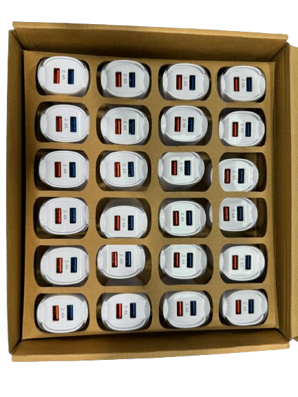 WegaCell - Wall Charger 2.4A (WL-2USB03-HC) - Cell Phone Accessories (Box of 24) - MK Distro