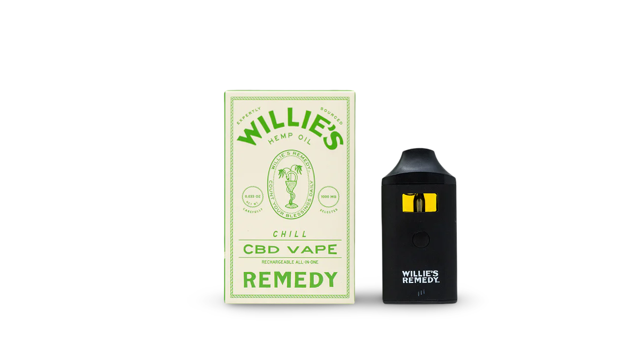 Coast - Willie’s Remedy x Coast CBD Disposable Vape Rechargeable All-In-One Remedy - (1g) - MK Distro