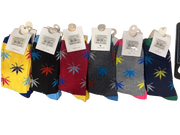 Parkers Weed Leaf Print - Socks (Assorted Pack of 12)