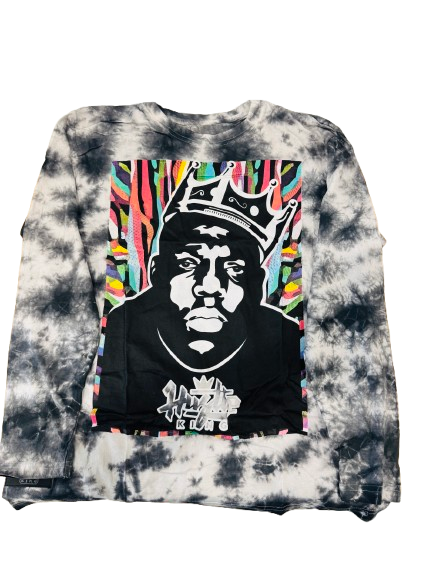 Hustle King - Notorious B.I.G - Tie Dye Full Sleeve T-shirt