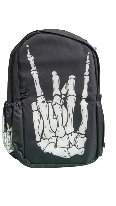 Premium Collection Smell-Proof (Skeleton Rock n' Roll ) - Backpack - MK Distro