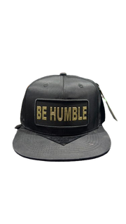 Adjustable (Solid Black) Be Humble - Baseball Hat - MK Distro