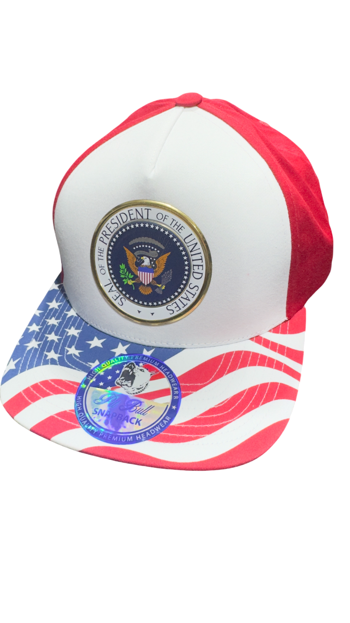 United States President Trump (Gold Profile) - Baseball Hats - MK Distro