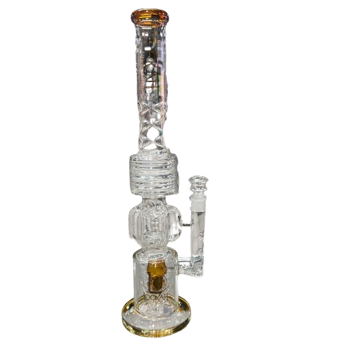 21.5" Water Pipe Lookah Spiral Honeycomb Chandelier - WPC373 - MK Distro