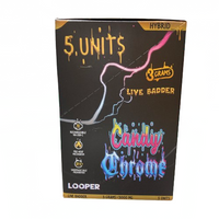 LOOPER - Limited Edition Diamond Live Badder (THC-P+HHC) - Hemp Disposables (3g x 5) - MK Distro