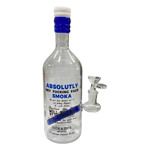 10" Water Pipe Liquor Bottle Design - SWP112 - MK Distro
