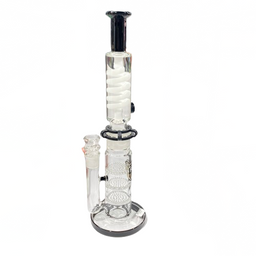 14.5" Waterpipe 3 Layer with Crystal Stair Design - PHX055 - MK Distro
