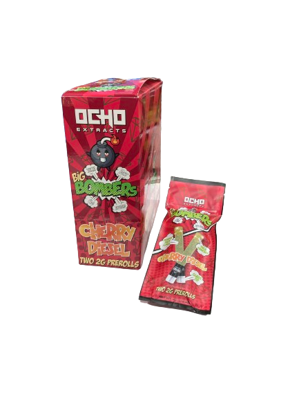 Ocho Extracts - Big Bombers - Hemp Pre-Rolls (2g x 2 Pre-Rolls) - MK Distro