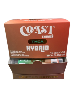 Coast Exotics - Limited Edition (THCA) - Delta Pre-Rolls (1g x 36) - MK Distro