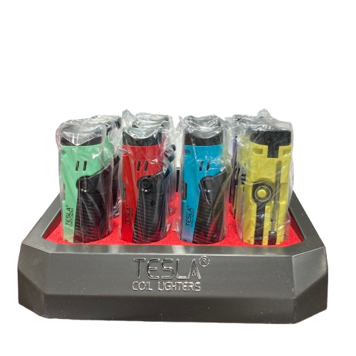 Tesla Coil - Cigar Tool (61810-T) - Single Flame Refillable Lighters (Box of 12) - MK Distro