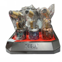 Tesla Coil - Blow Design (61740-T) - Triple Flame Refillable Lighters (Box of 6) - MK Distro