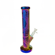 12" WaterPipe - Electro Plated Painted Design (WP-M0090) - MK Distro