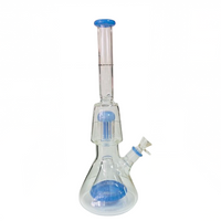 14.6" WaterPipe - 8 Tree Arms Pyramid Perc Design (HIT44)