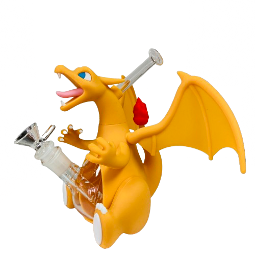 7" WaterPipe - Fire Dragon Design (WPY385)
