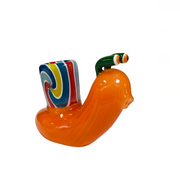 4.2" Hand Pipe - Snail Design (GHP1057) - MK Distro