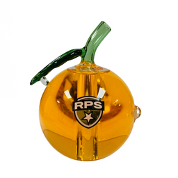 2.4" Hand Pipe - Glycerine Green Apple Design (GHP1126) - MK Distro