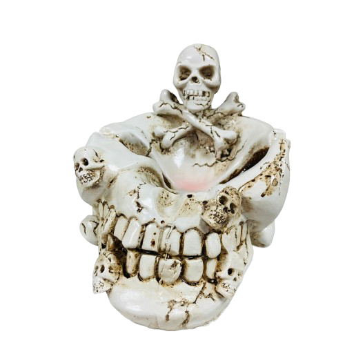 Skull with Pet Spider 3D Design Ashtray (ASH90) - MK Distro