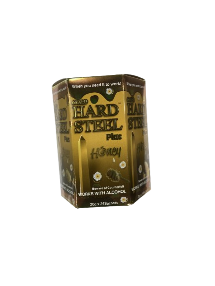 Hard Steel Plus - Gold Box Honey - Enhancement (20g x 24) - MK Distro