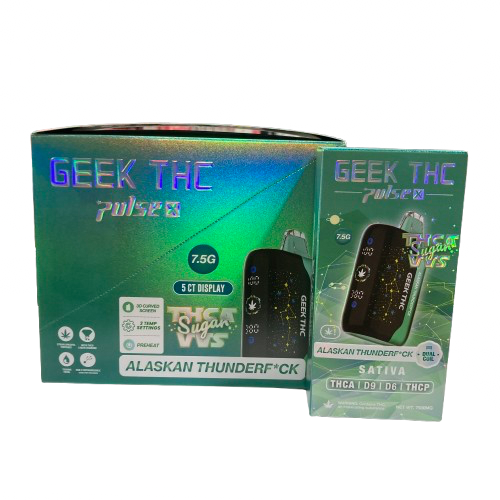 Geek THC Pulse X - Sugar VVS Blend (THCA + D9 + D6 + THCP) - Delta Disposables (7.5g) - MK Distro