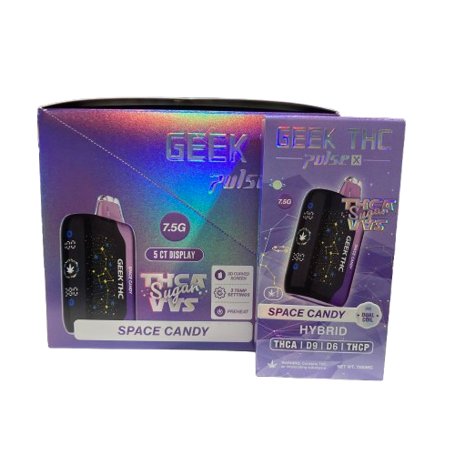 Geek THC Pulse X - Sugar VVS Blend (THCA + D9 + D6 + THCP) - Delta Disposables (7.5g) - MK Distro
