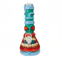 10" WaterPipe - Hand Painting Monster Design (MWSH20) - MK Distro