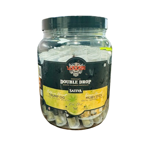 Wazabi Exotics - 2 in 1 Premium Double Drop Exotic Flower (California vs Oregon) Pre-Rolls (1.5g x 30ct) - MK Distro