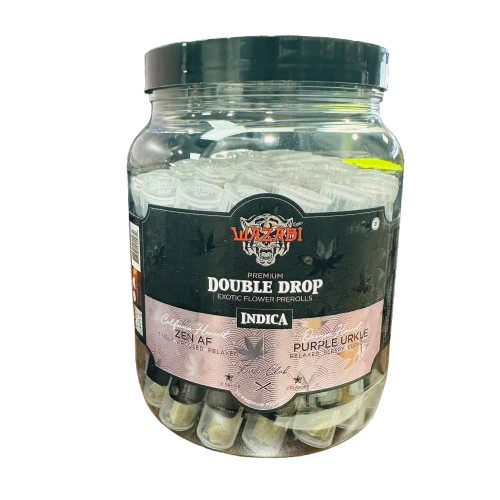 Wazabi Exotics - 2 in 1 Premium Double Drop Exotic Flower (California vs Oregon) Pre-Rolls (1.5g x 30ct) - MK Distro