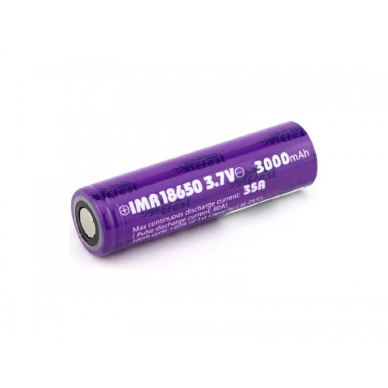 Imren - 18650 3000mAh 35A 3.7V Batteries (Single) - MK Distro