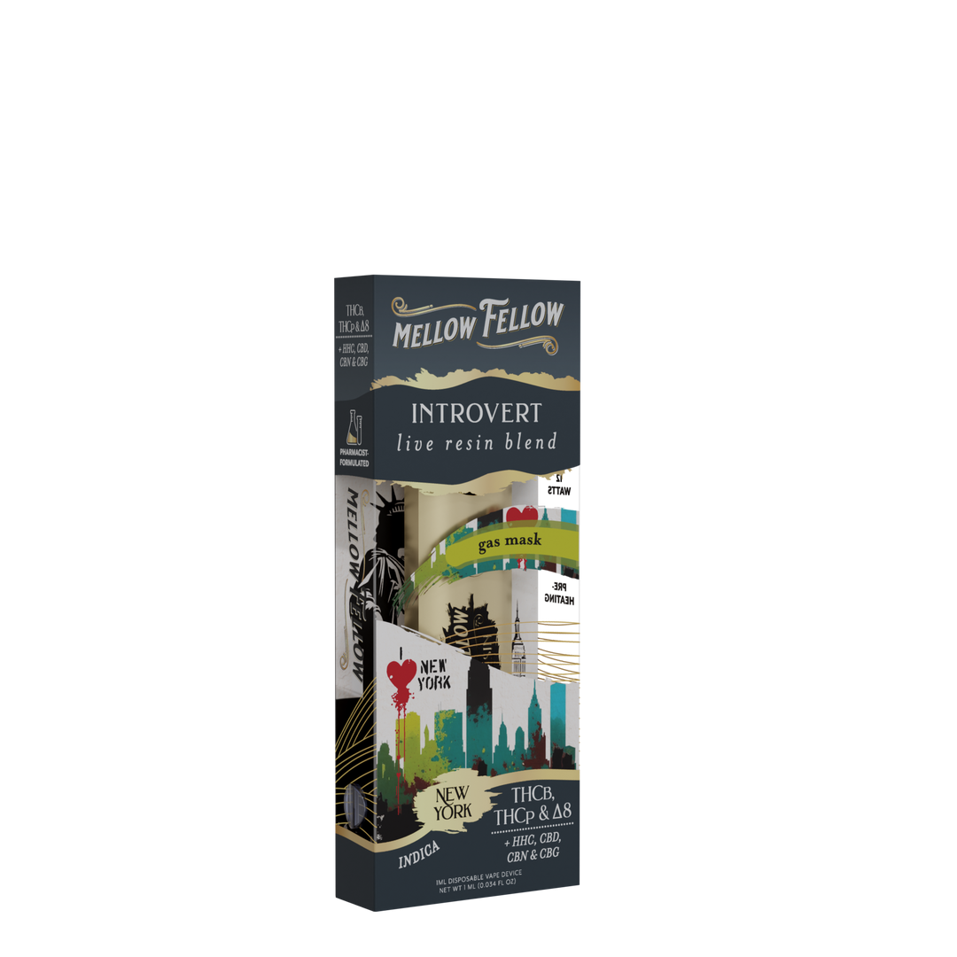 Mellow Fellow - Live Resin - Delta Disposables (1mL x 6) - MK Distro