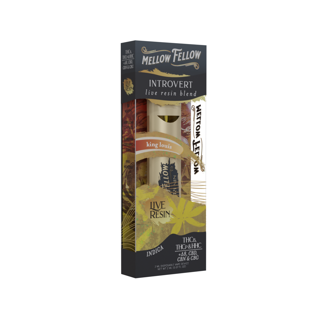 Mellow Fellow Live Resin - Hemp Disposables (2mL x 6) - MK Distro
