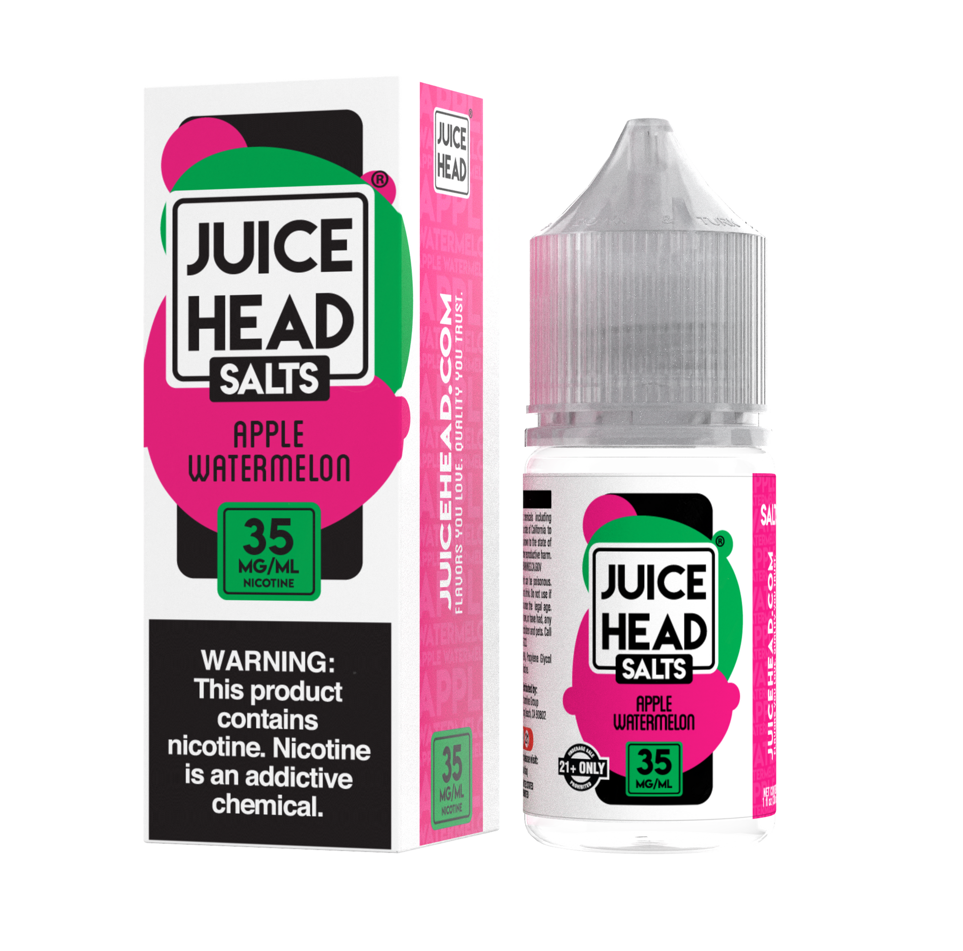 Juice Head Salts - Salt Nic Premium E-Liquid (30mL) - MK Distro