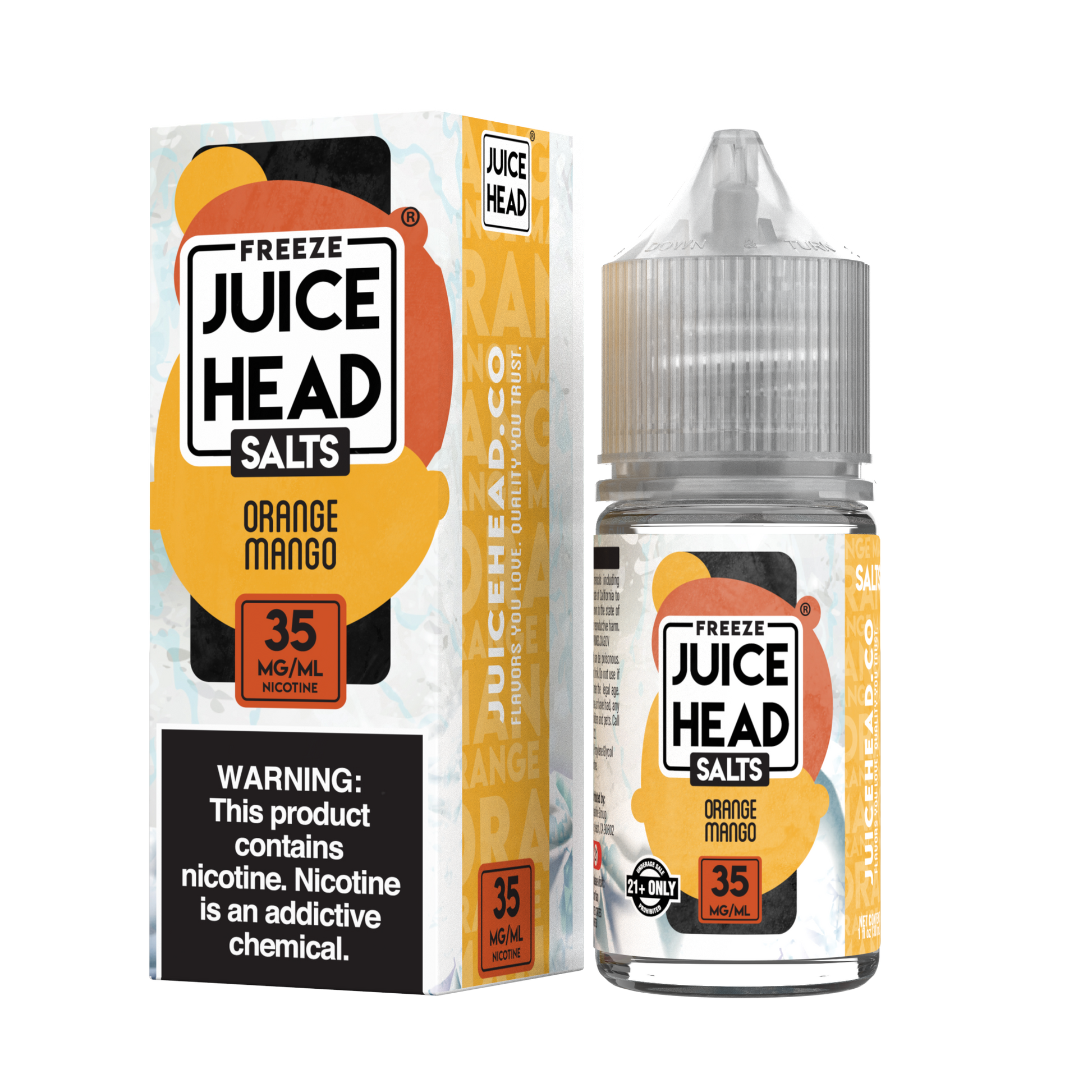 Juice Head Salts - Salt Nic Premium E-Liquid (30mL) - MK Distro