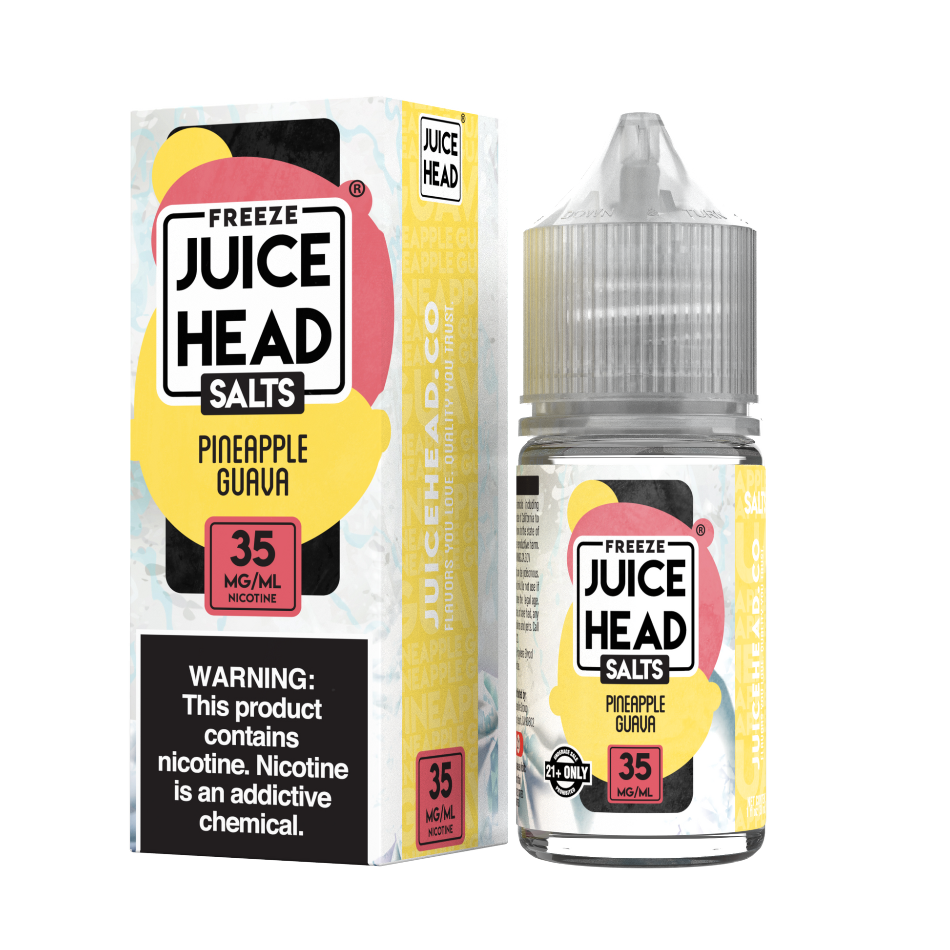 Juice Head Salts - Salt Nic Premium E-Liquid (30mL) - MK Distro