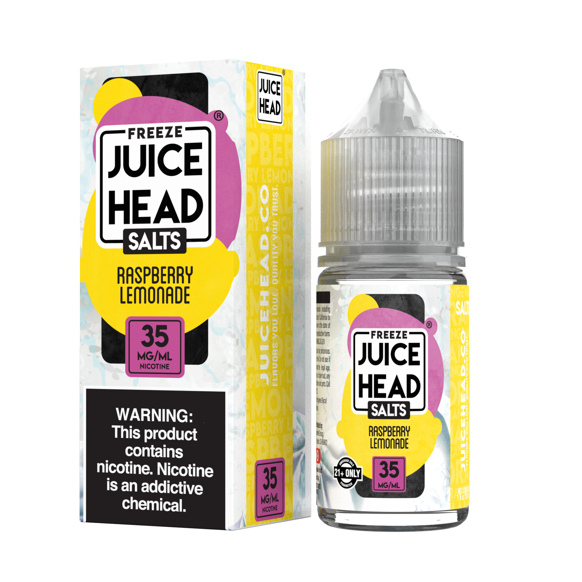 Juice Head Salts - Salt Nic Premium E-Liquid (30mL) - MK Distro