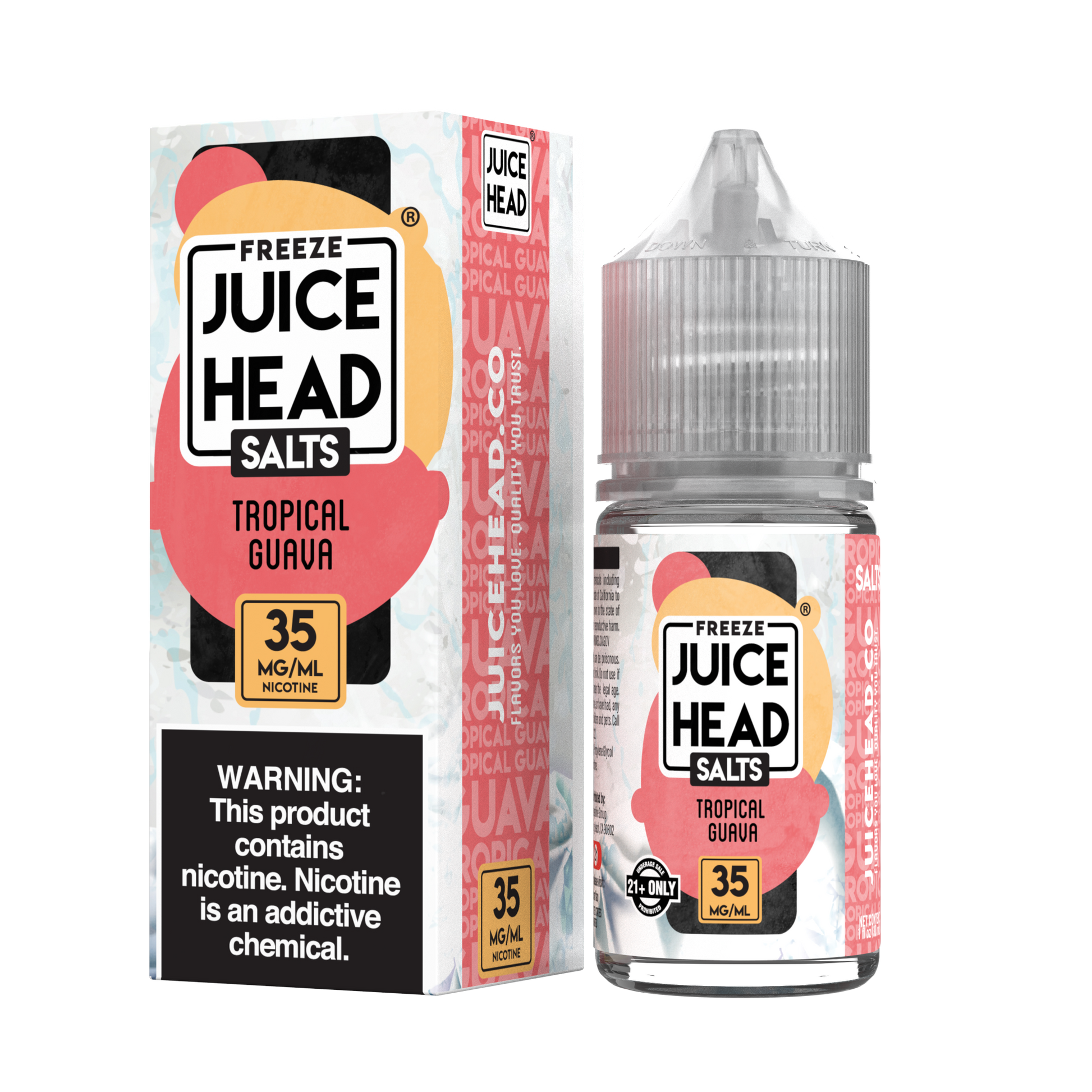 Juice Head Salts - Salt Nic Premium E-Liquid (30mL) - MK Distro