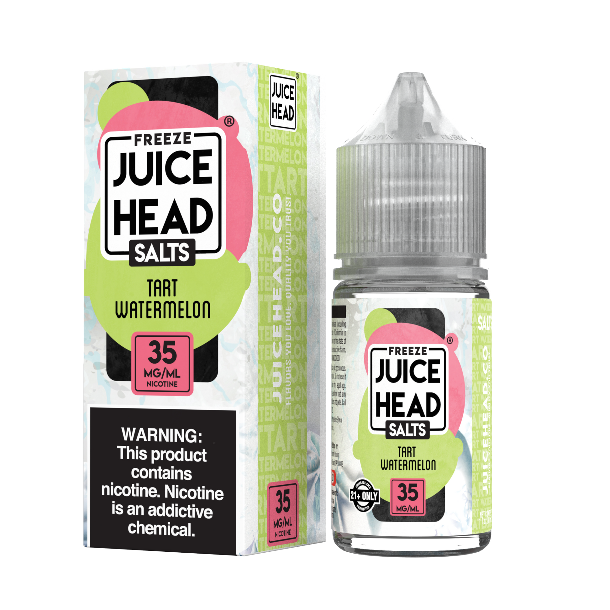 Juice Head Salts - Salt Nic Premium E-Liquid (30mL) - MK Distro