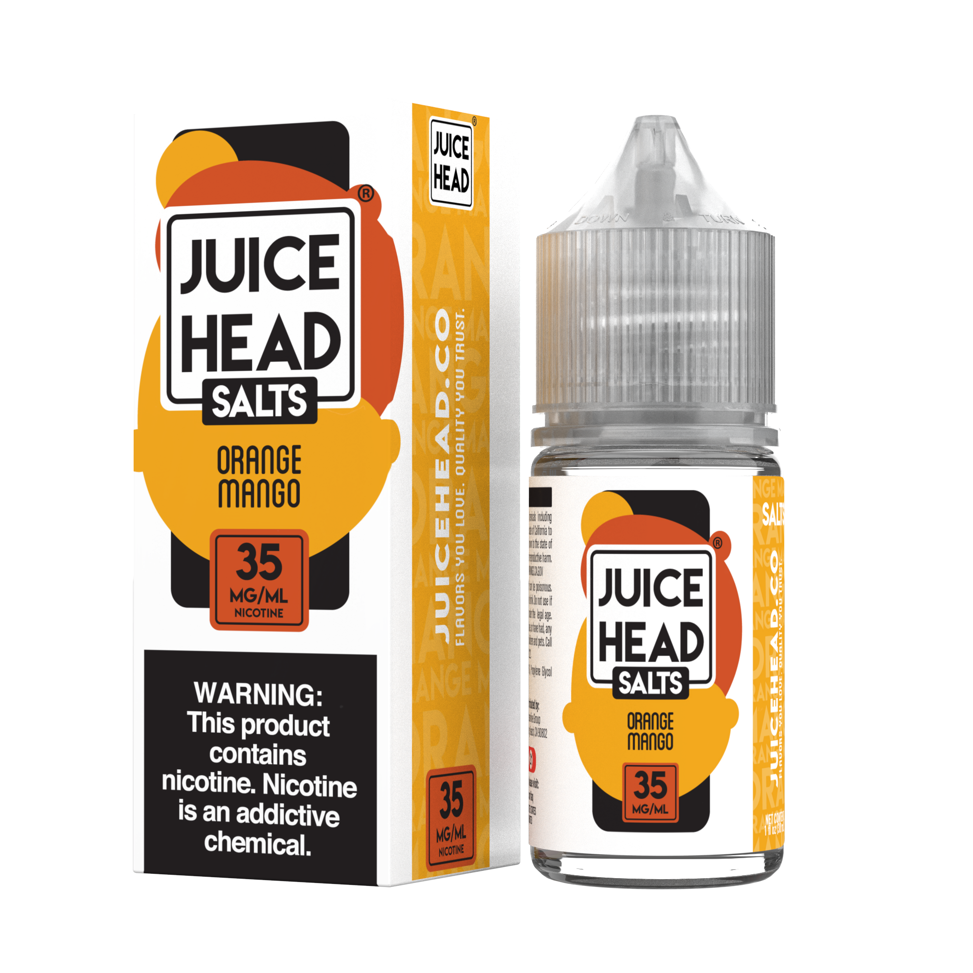 Juice Head Salts - Salt Nic Premium E-Liquid (30mL) - MK Distro