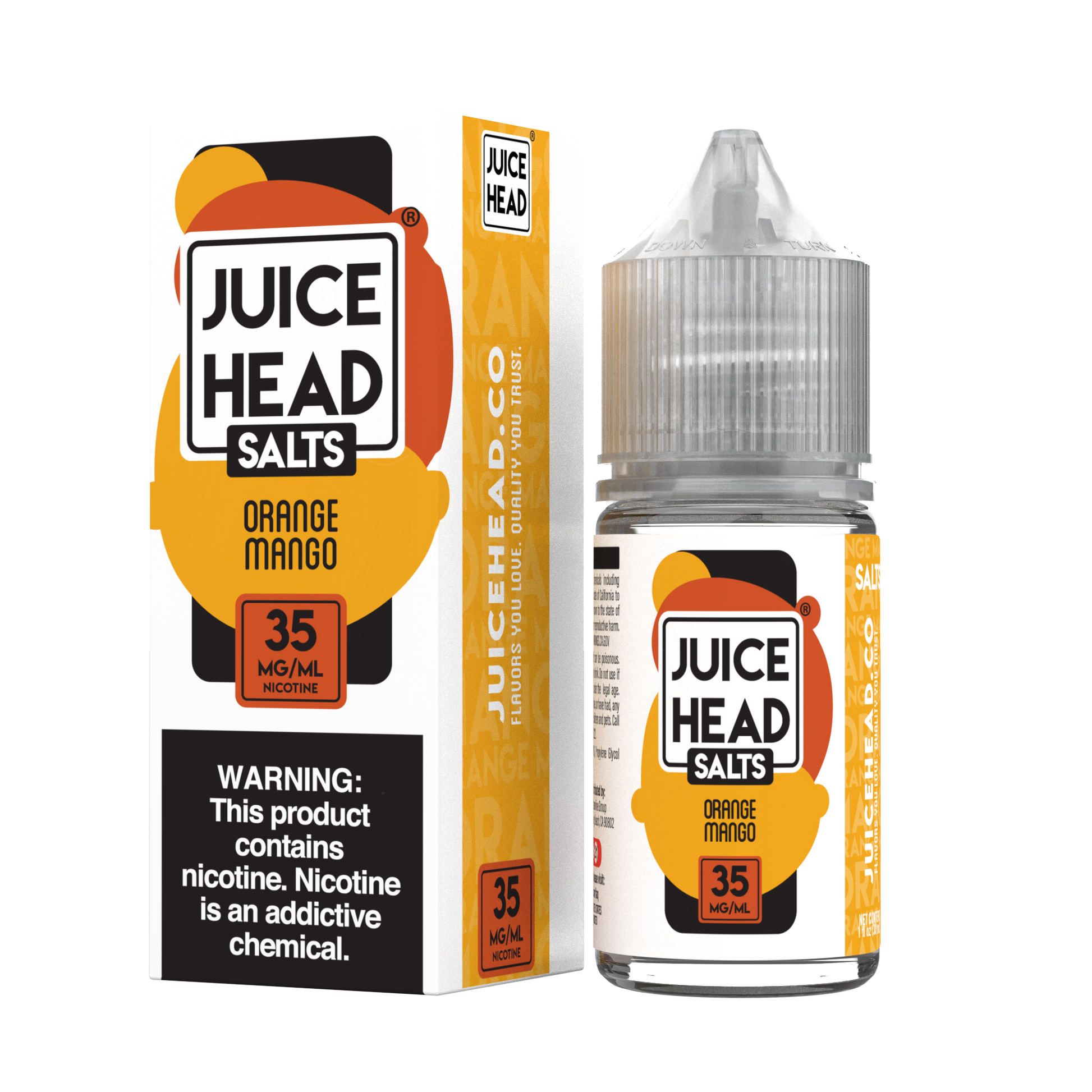 Juice Head Salts - Salt Nic Premium E-Liquid (30mL) - MK Distro
