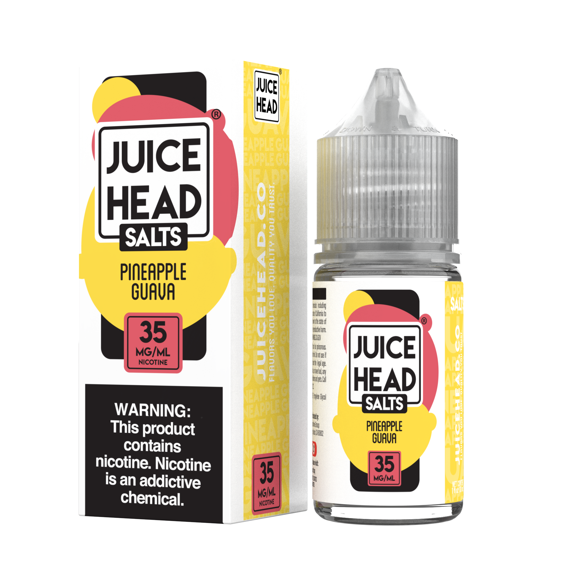 Juice Head Salts - Salt Nic Premium E-Liquid (30mL) - MK Distro
