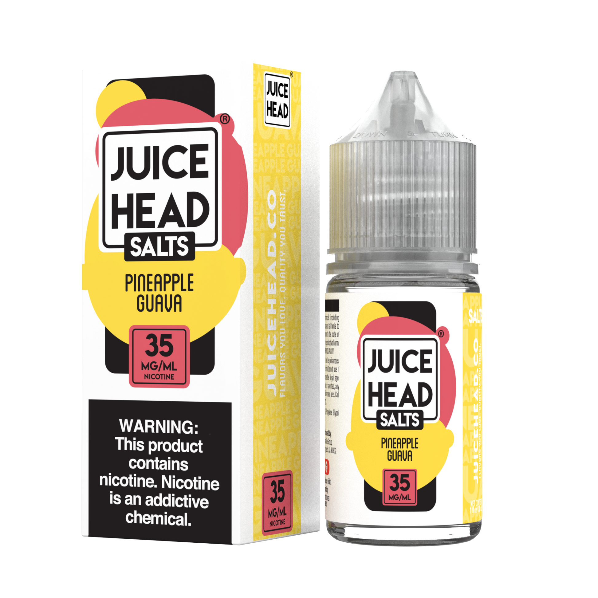 Juice Head Salts - Salt Nic Premium E-Liquid (30mL) - MK Distro