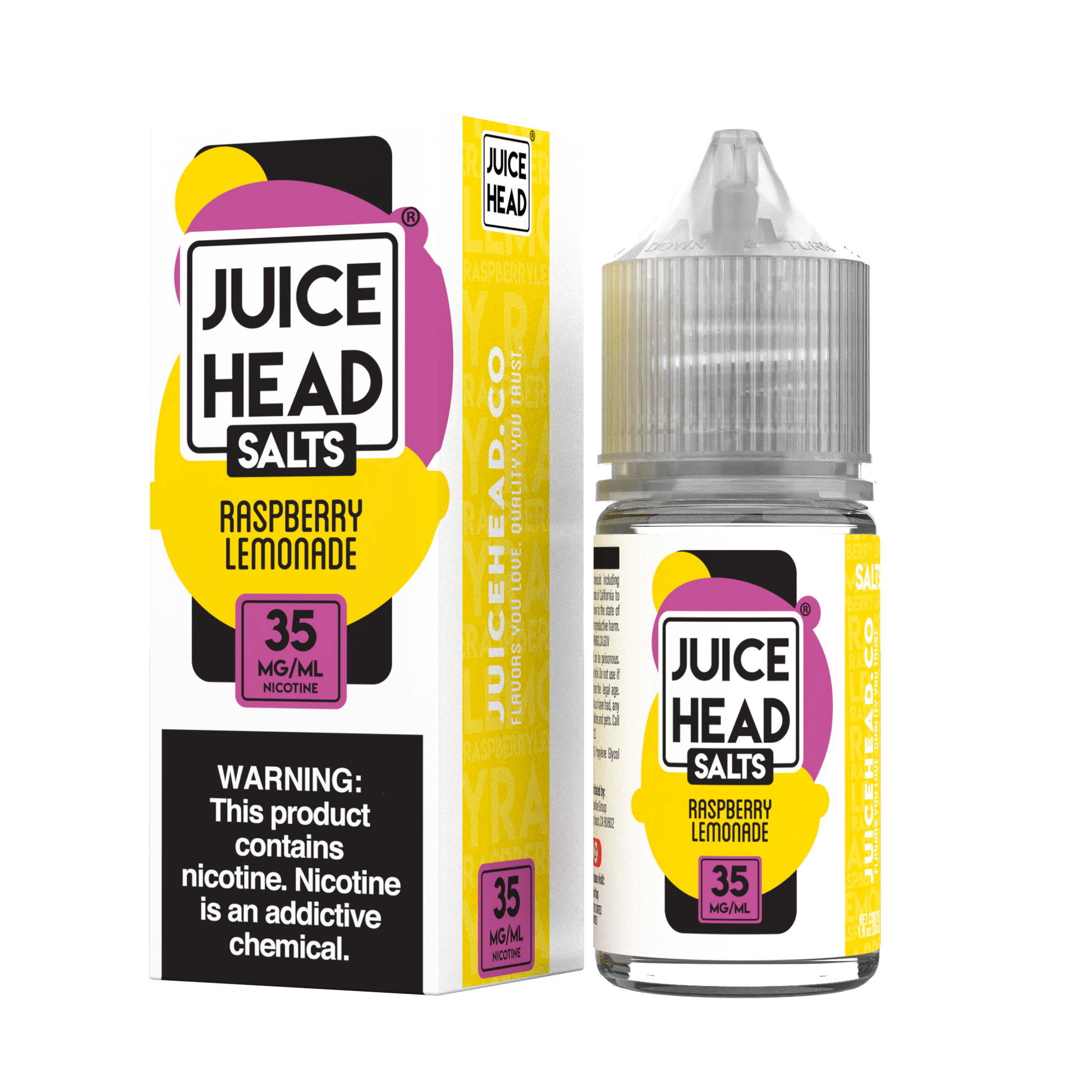 Juice Head Salts - Salt Nic Premium E-Liquid (30mL) - MK Distro