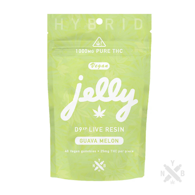 NYB Jelly D9 XP Live Resin Vegan - Hemp Gummies (25mg x 40)