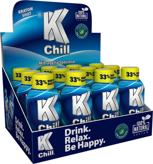 K-Chill - Kratom Shots - (2Oz x 12)