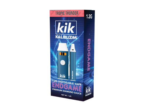 Kik Kalibloom - Endgame Premium Diamond Sauce (D8 + THCP) - Hemp Disposables (1.2g x 5) - MK Distro