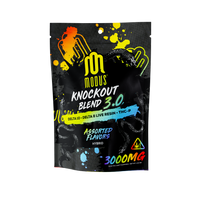 Modus - Knockout Blend 3.0 (D10 + D8 Live Resin + THC-P) - Delta Gummies (3000mg x 5) - MK Distro