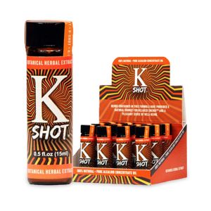 K Shot - 100% Natural Kratom Extract Shots (15mL x 12) - MK Distro
