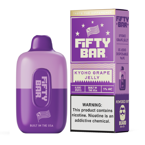 HiddenHills x Fifty Bar - Disposable Vape (5% - 6,500 Puffs) - Single - MK Distro