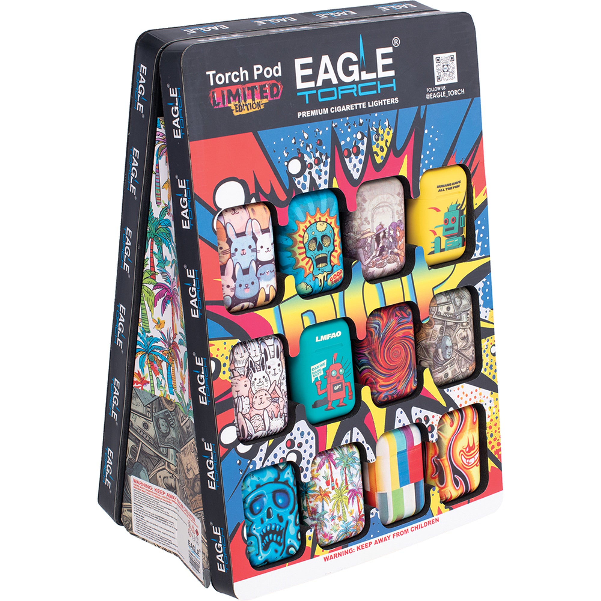 Eagle Torch Pod Display (PT191CE) - 24ct - MK Distro