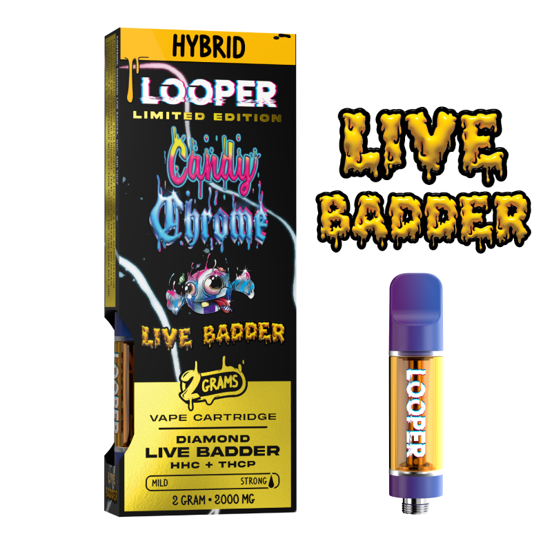 Looper - Live Badder (THCA) Cartridges (2g) - MK Distro
